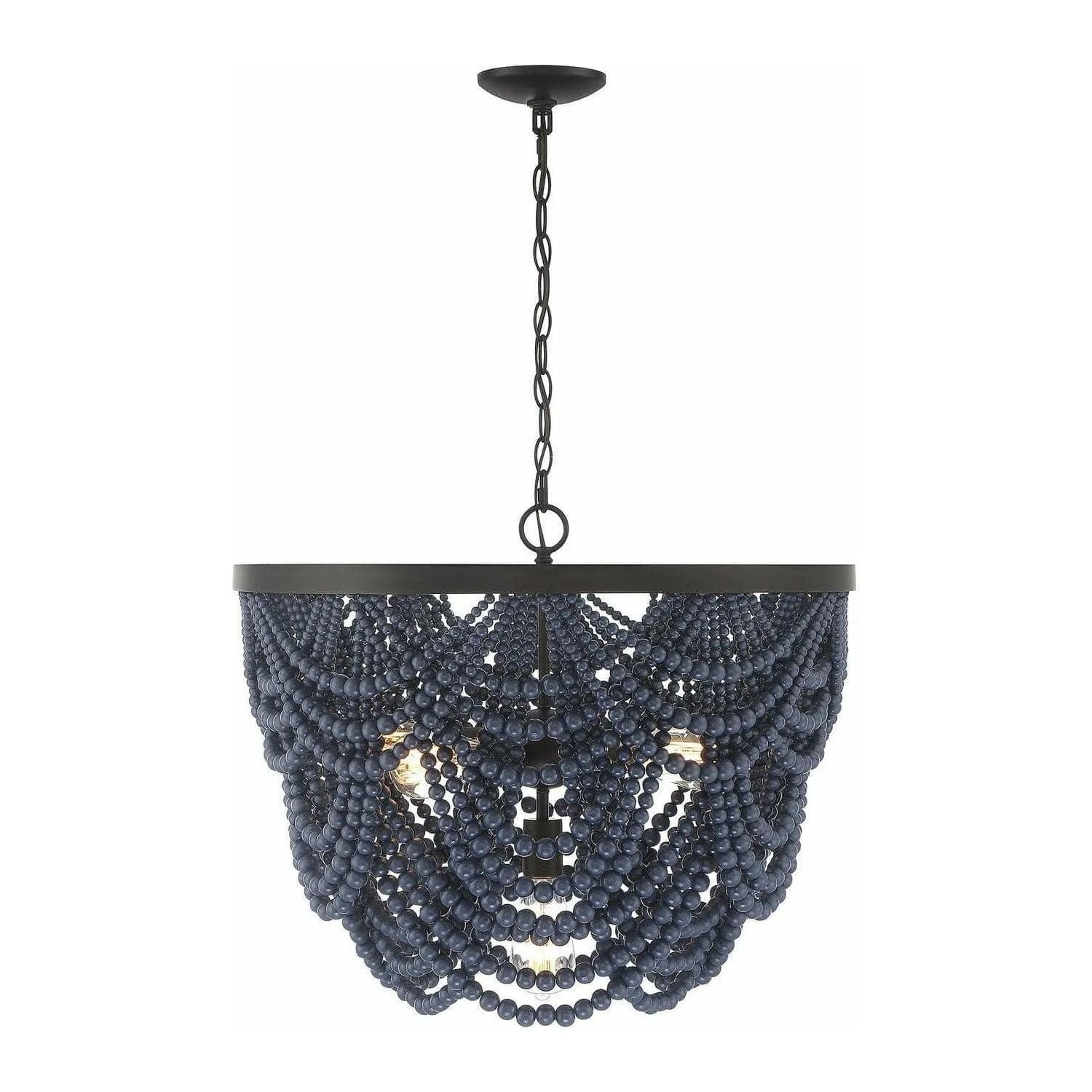 Meridian Lite Trends - Meridian Five Light Chandelier - M100101NBLORB | Montreal Lighting & Hardware