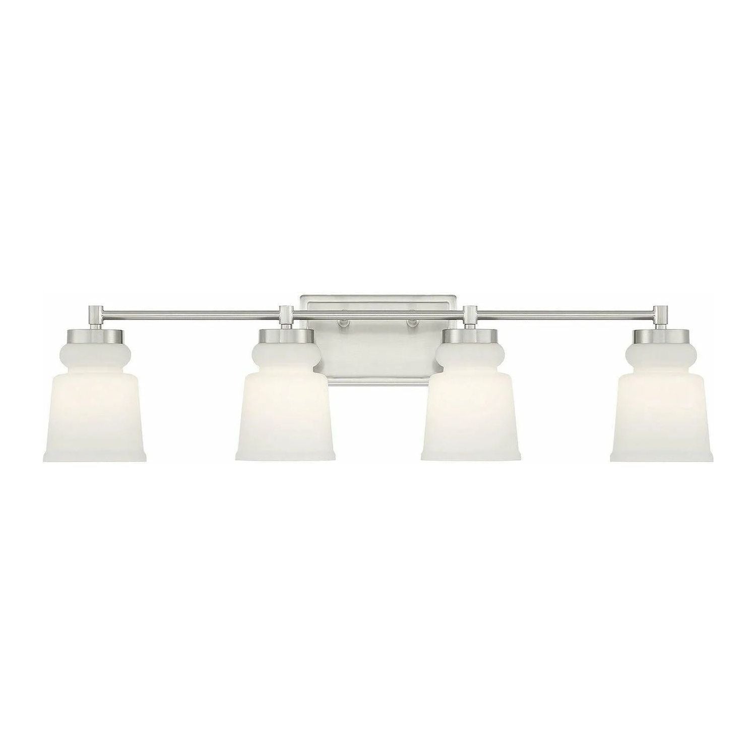 Meridian Lite Trends - Meridian Four Light Bathroom Vanity Light - M80059BN | Montreal Lighting & Hardware