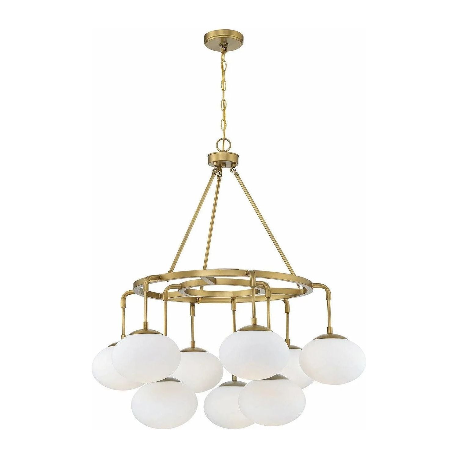 Meridian Lite Trends - Meridian Nine Light Chandelier - M10098NB | Montreal Lighting & Hardware