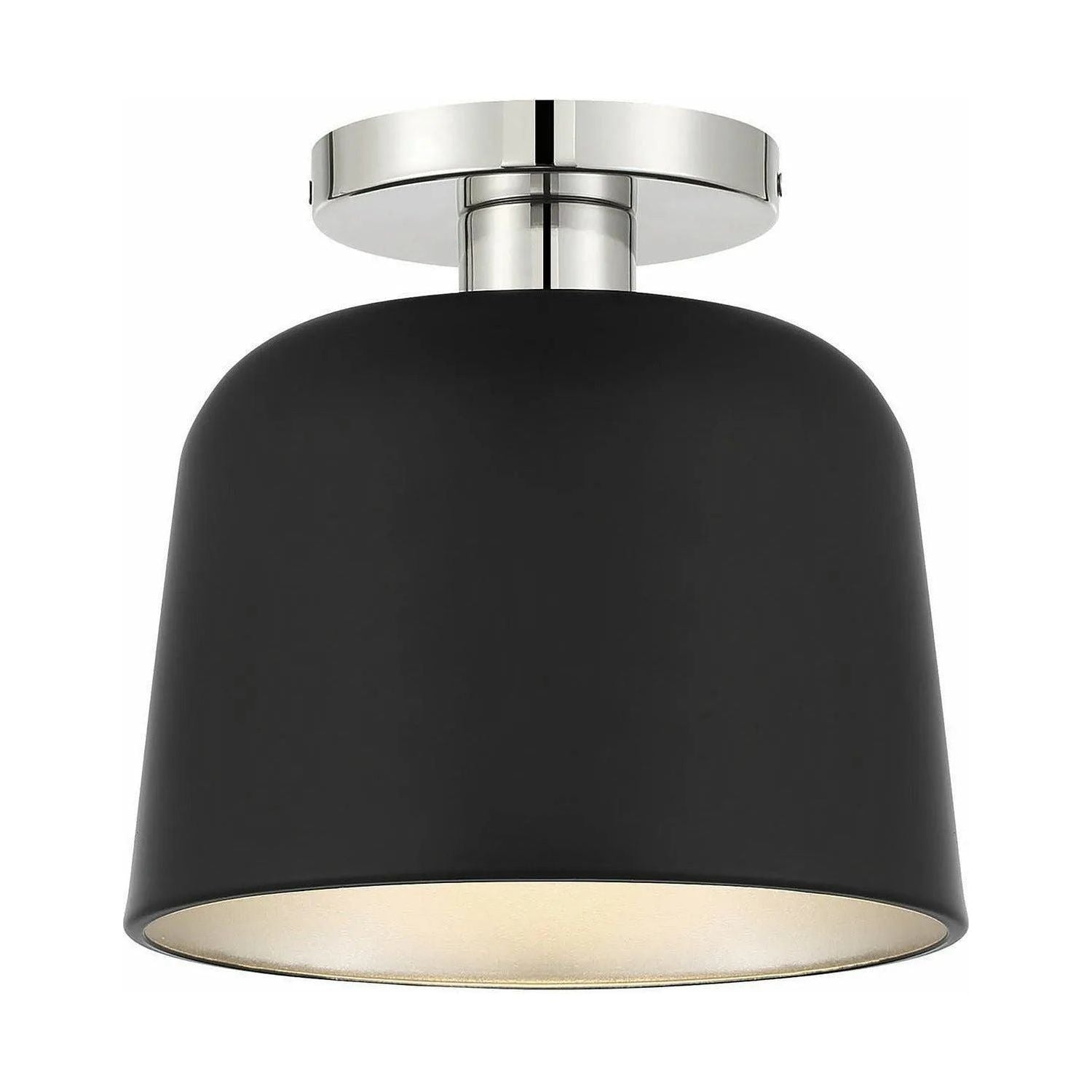 Meridian Lite Trends - Meridian One Light Flush Mount - M60067MBKPN | Montreal Lighting & Hardware