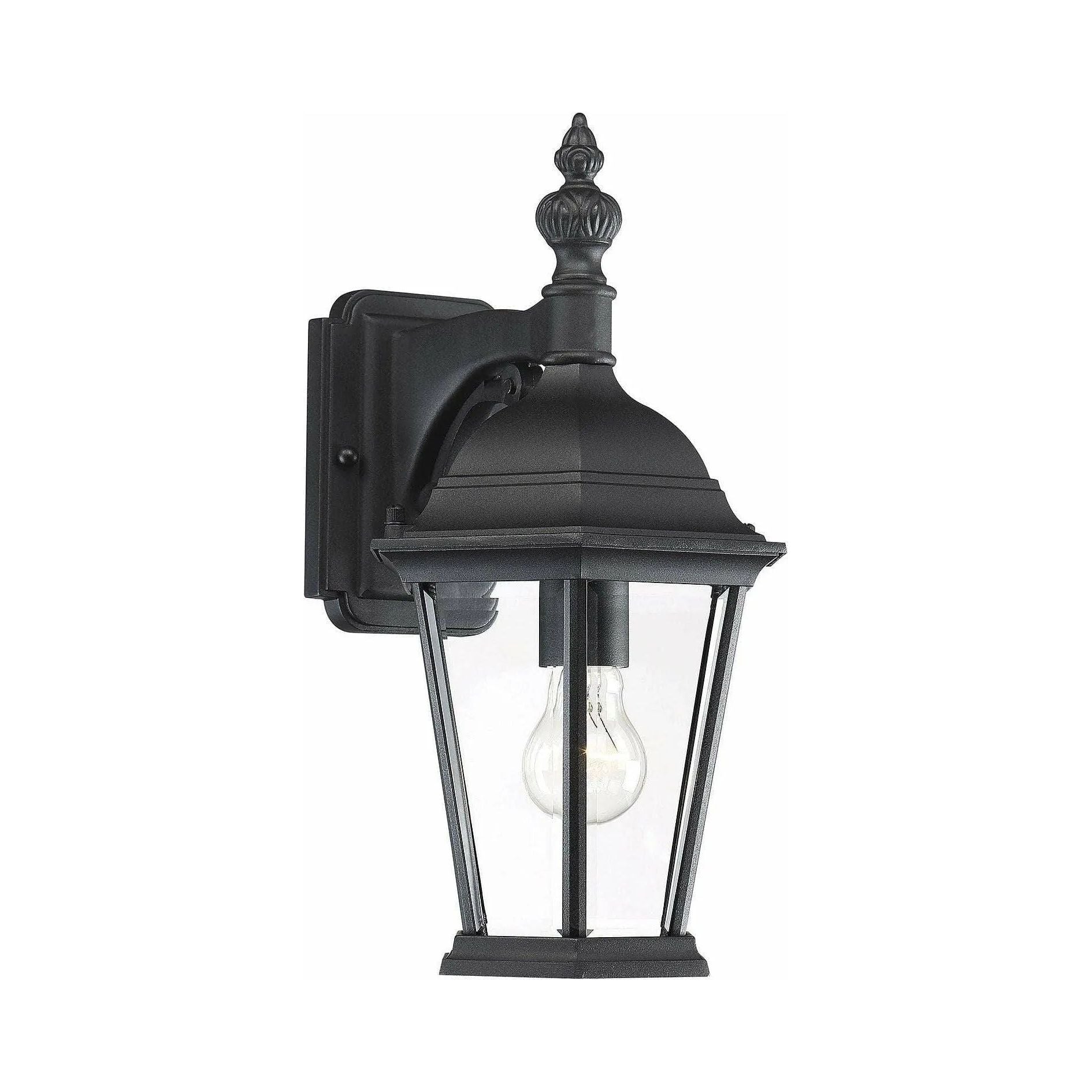 Meridian Lite Trends - Meridian One Light Outdoor Wall Sconce - M50062BK | Montreal Lighting & Hardware