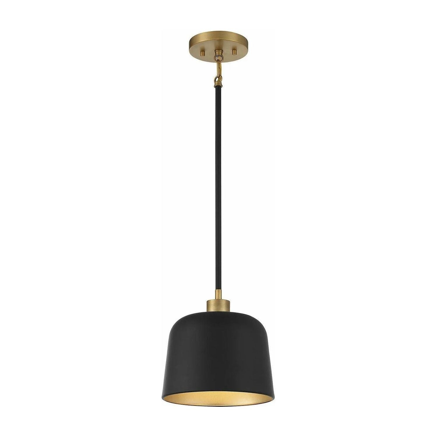 Meridian Lite Trends - Meridian One Light Pendant - M70118MBKNB | Montreal Lighting & Hardware