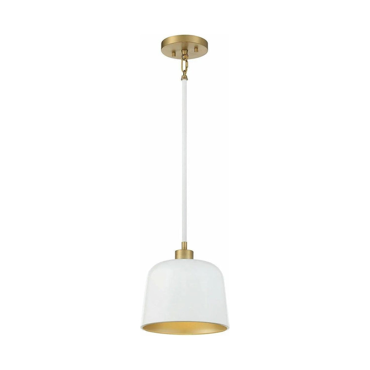 Meridian Lite Trends - Meridian One Light Pendant - M70118WHNB | Montreal Lighting & Hardware