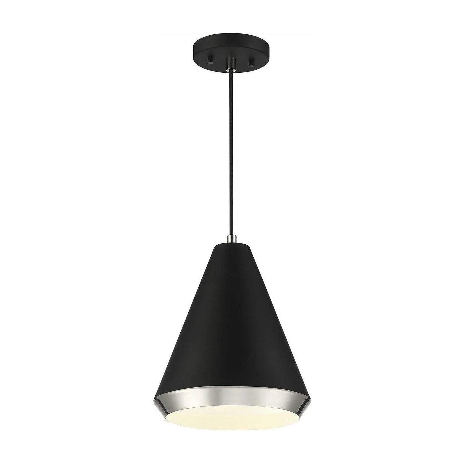 Meridian Lite Trends - Meridian One Light Pendant - M70122MBKPN | Montreal Lighting & Hardware