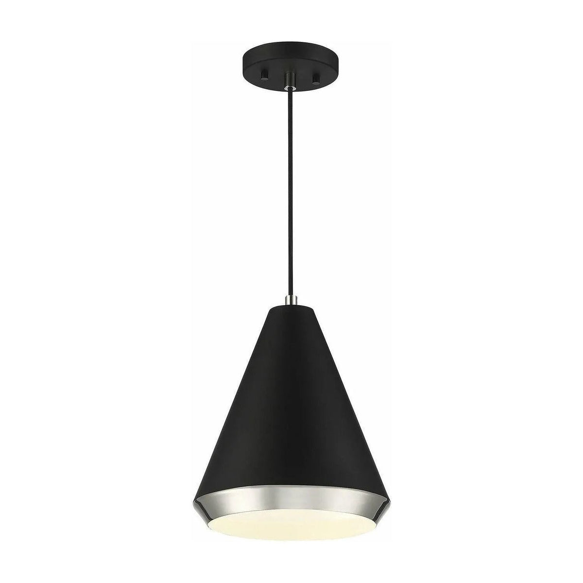 Meridian Lite Trends - Meridian One Light Pendant - M70122MBKPN | Montreal Lighting & Hardware