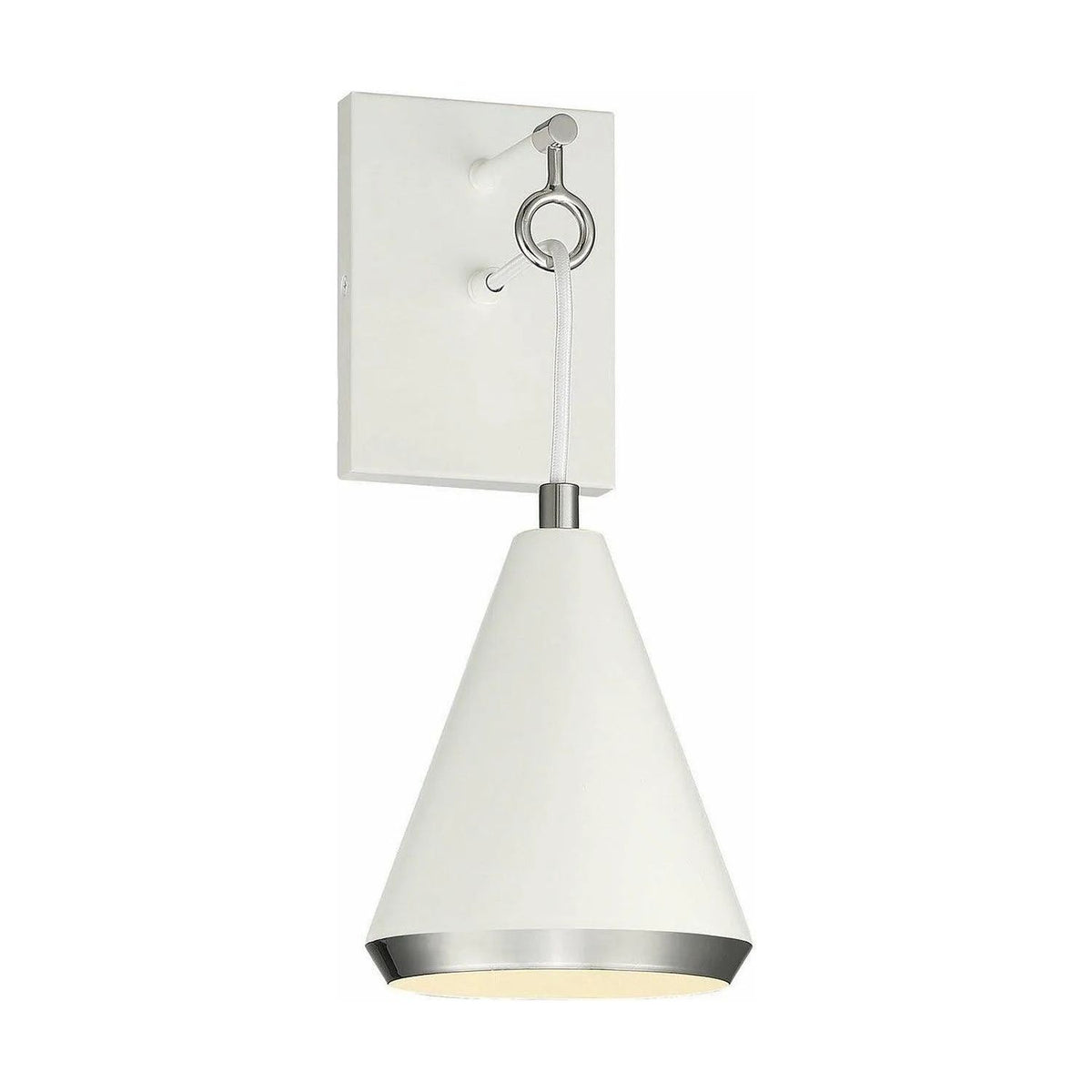 Meridian Lite Trends - Meridian One Light Wall Sconce - M90066WHPN | Montreal Lighting & Hardware