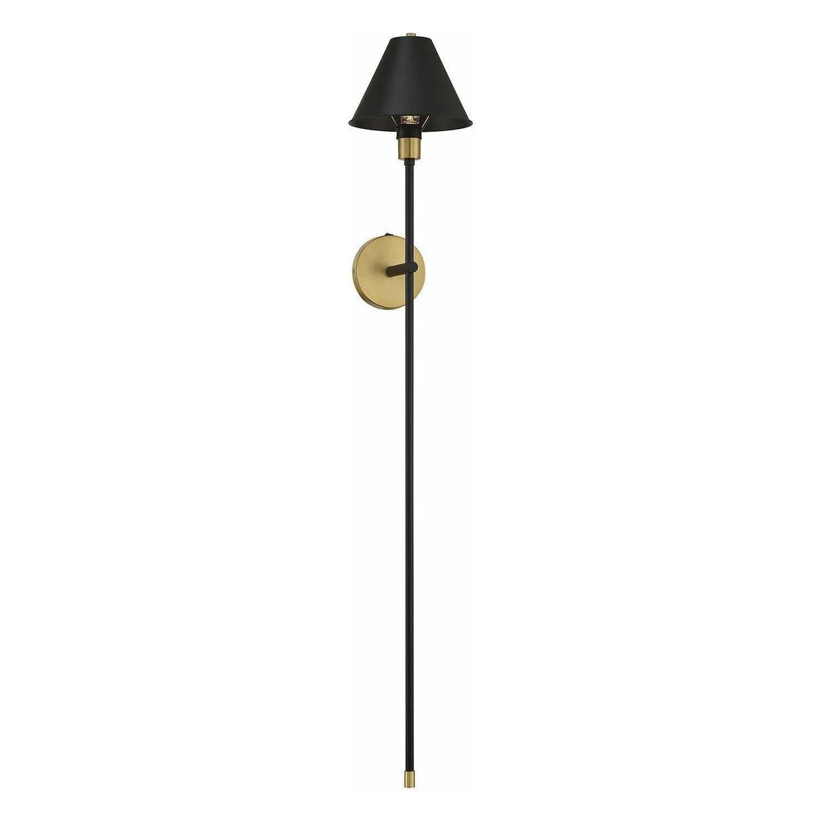 Meridian Lite Trends - Meridian One Light Wall Sconce - M90070BNB | Montreal Lighting & Hardware