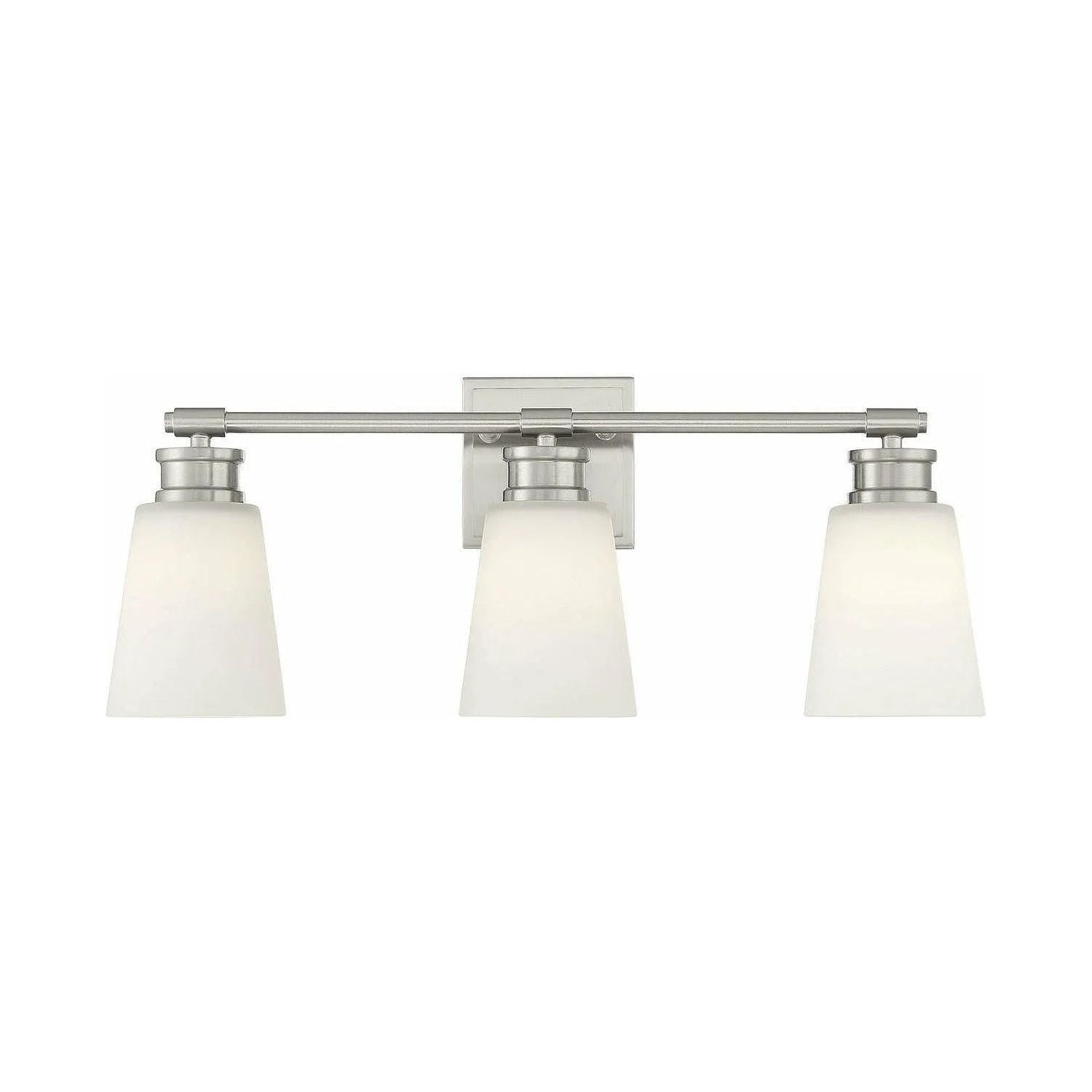 Meridian Lite Trends - Meridian Three Light Bathroom Vanity Light - M80055BN | Montreal Lighting & Hardware