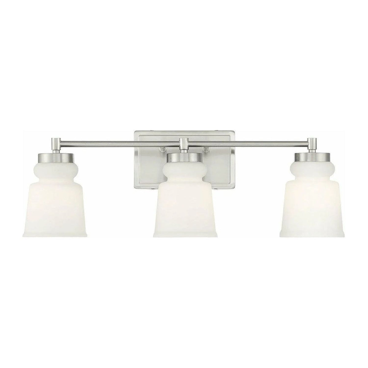 Meridian Lite Trends - Meridian Three Light Bathroom Vanity Light - M80058BN | Montreal Lighting & Hardware