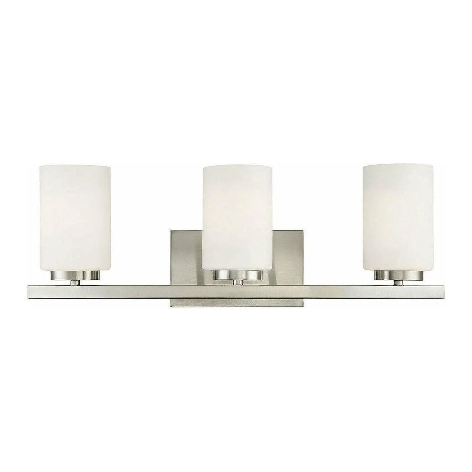 Meridian Lite Trends - Meridian Three Light Bathroom Vanity Light - M80067BN | Montreal Lighting & Hardware