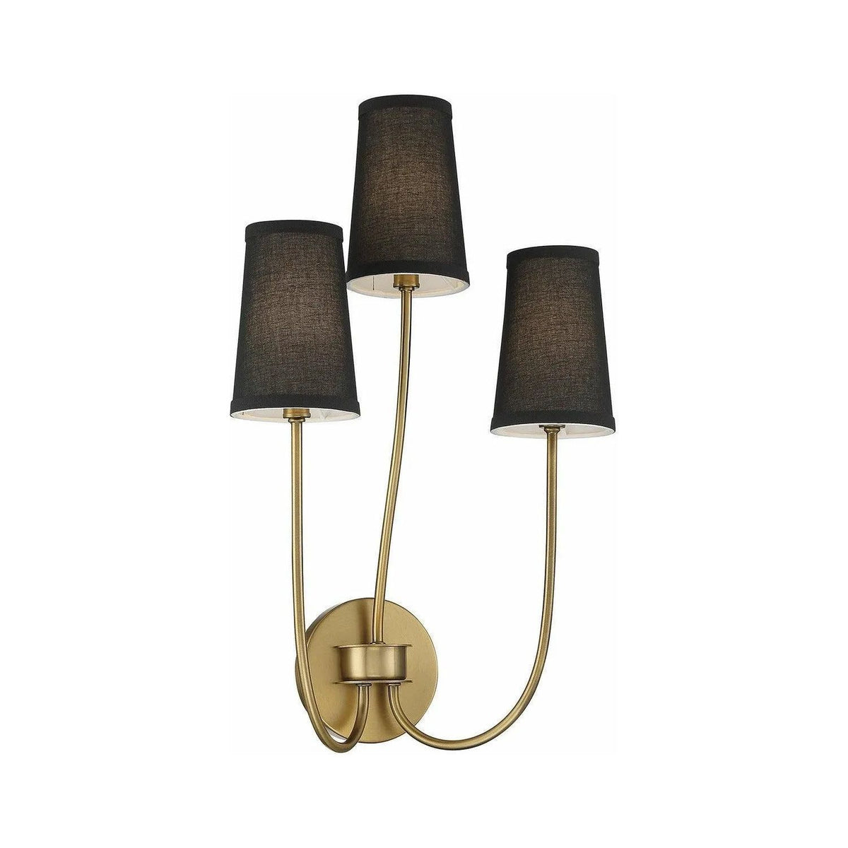 Meridian Lite Trends - Meridian Three Light Wall Sconce - M90065NB | Montreal Lighting & Hardware