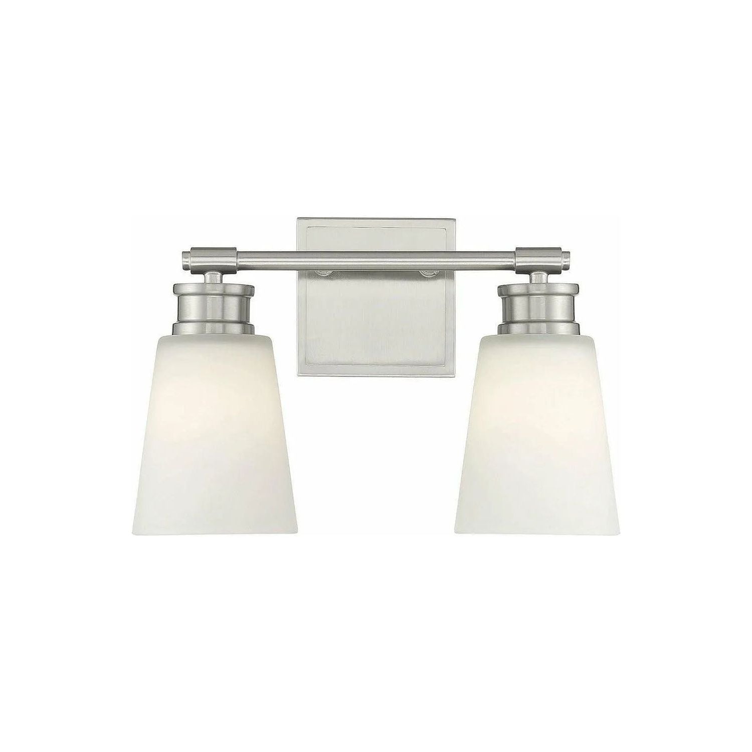 Meridian Lite Trends - Meridian Two Light Bathroom Vanity Light - M80054BN | Montreal Lighting & Hardware