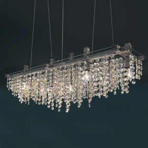 Matrix Crystal Linear Suspension Chandelier