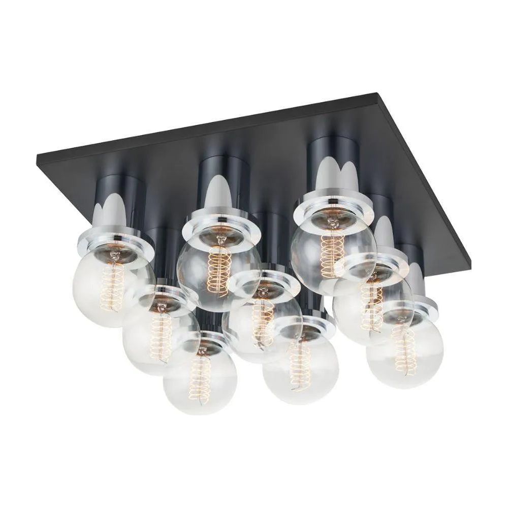 Mitzi - Brandi Flush Mount - H526509-PC/SBK | Montreal Lighting & Hardware