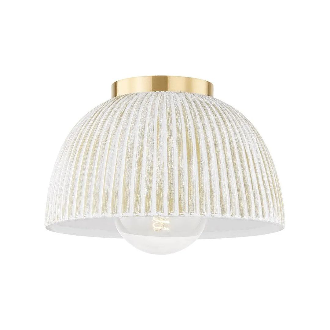 Mitzi - Eloise Flush Mount - H750501-AGB/CWW | Montreal Lighting & Hardware