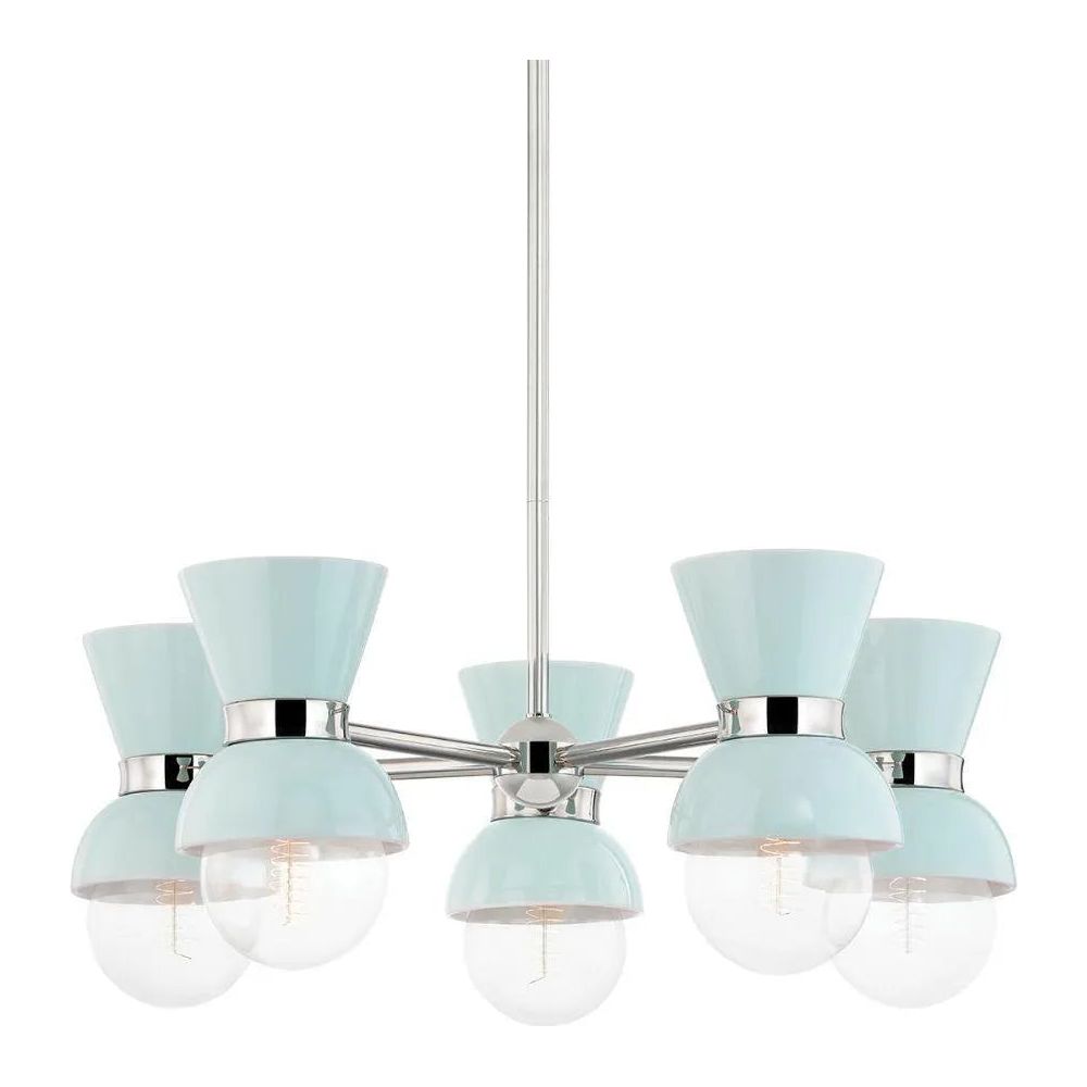 Mitzi - Gillian Chandelier - H469805-PN/CRB | Montreal Lighting & Hardware