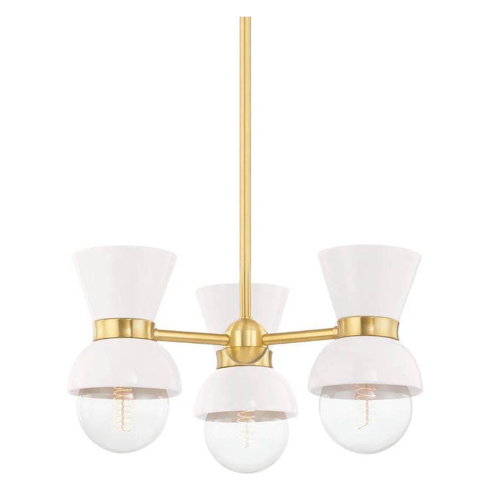 Mitzi - Gillian Semi Flush Mount - H469603-AGB/CCR | Montreal Lighting & Hardware