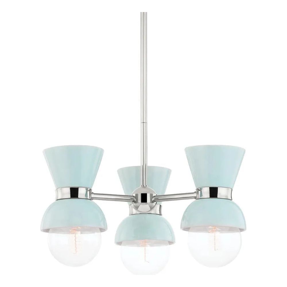 Mitzi - Gillian Semi Flush Mount - H469603-PN/CRB | Montreal Lighting & Hardware