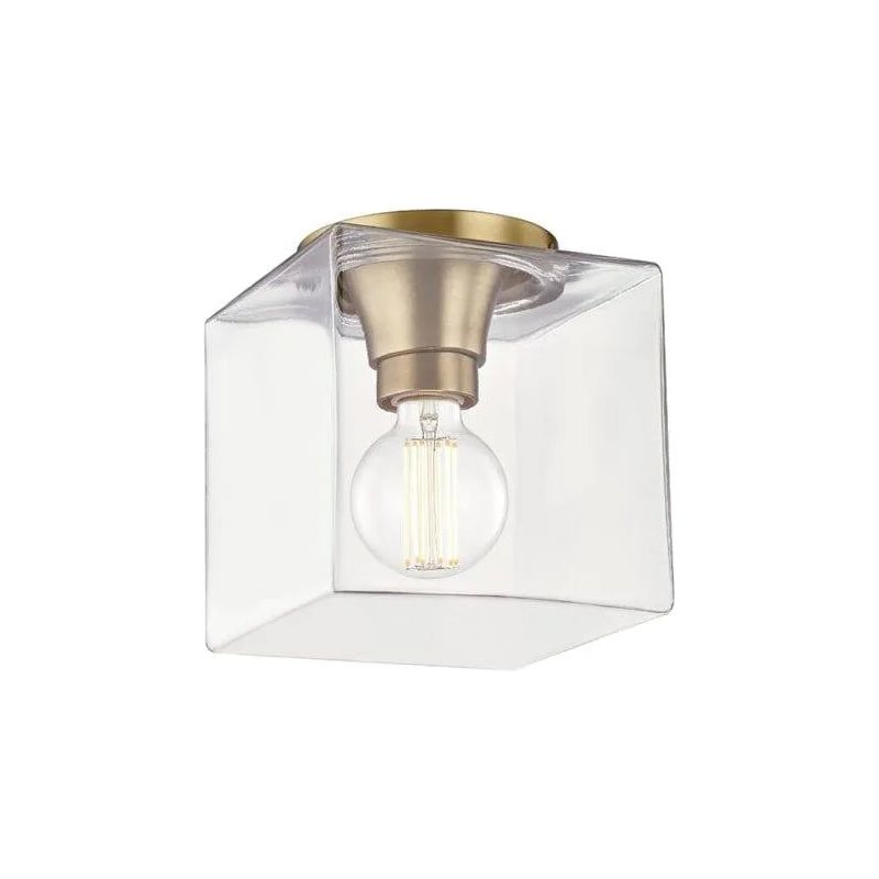 Mitzi - Grace Square Flush Mount - H284501SQL-AGB | Montreal Lighting & Hardware