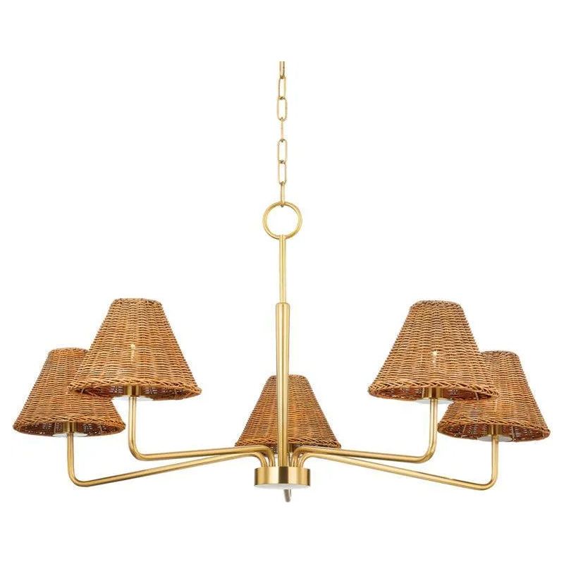 Mitzi - Issa Chandelier - H704805-AGB | Montreal Lighting & Hardware