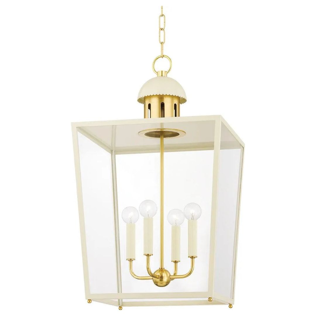 Mitzi - June Lantern - H737704S-AGB/SCR | Montreal Lighting & Hardware