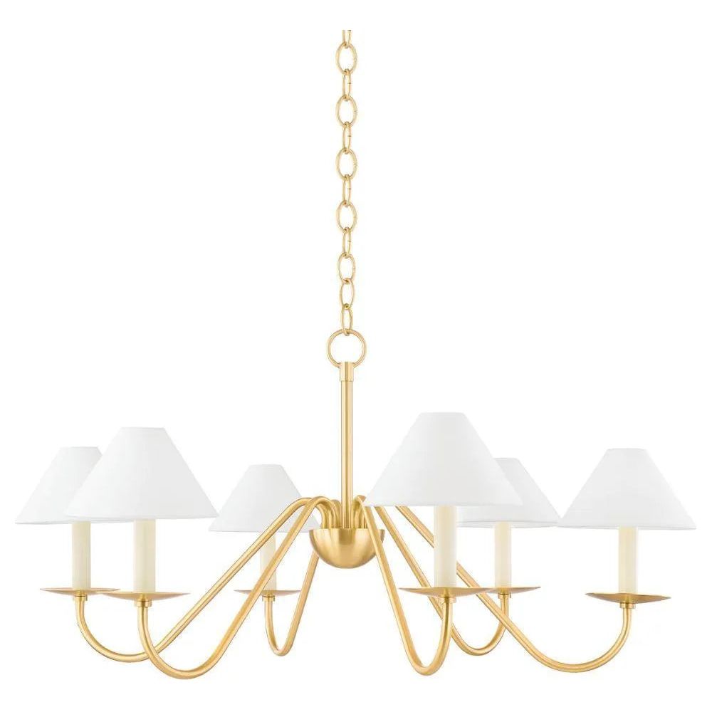 Mitzi - Lenore Chandelier - H464806-AGB | Montreal Lighting & Hardware