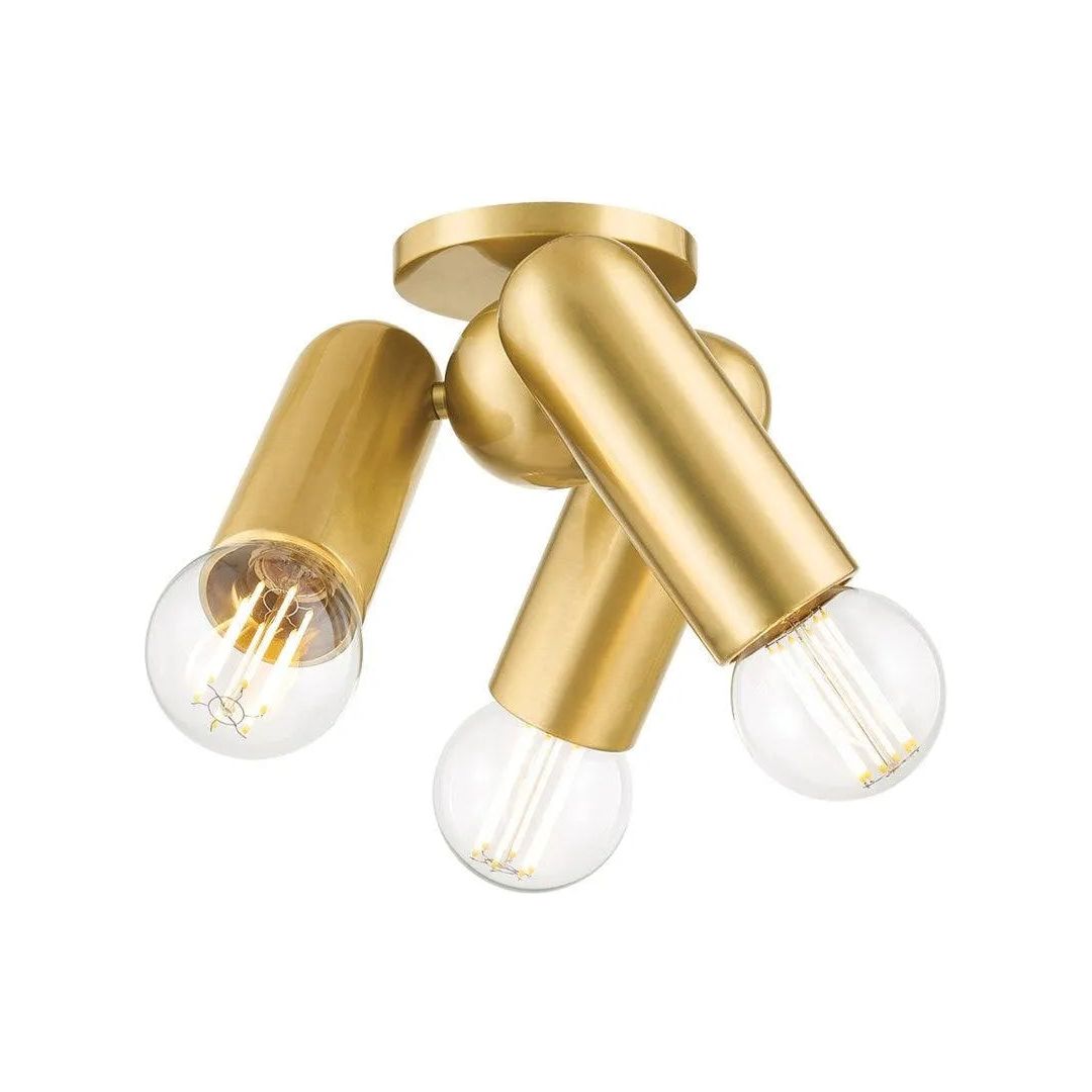 Mitzi - Lolly Flush Mount - H720503-AGB | Montreal Lighting & Hardware