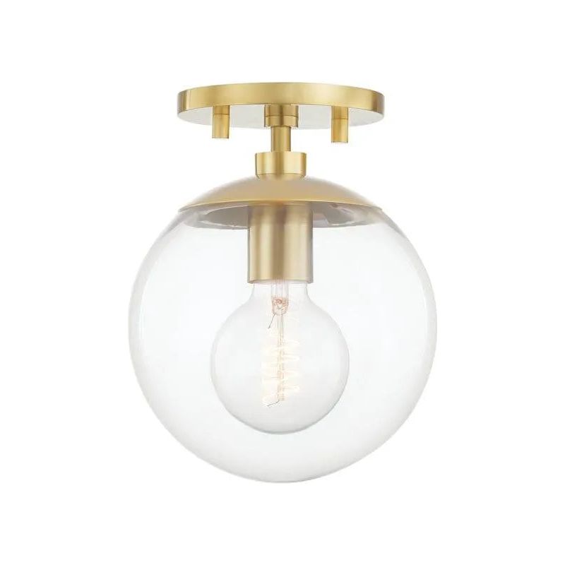 Mitzi - Meadow Single Semi Flush Mount - H503601-AGB | Montreal Lighting & Hardware