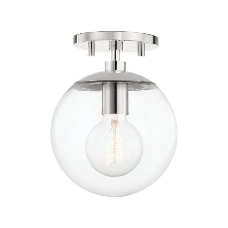 Mitzi - Meadow Single Semi Flush Mount - H503601-AGB | Montreal Lighting & Hardware