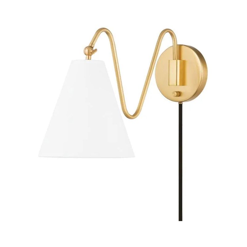 Mitzi - Onda Single Wall Sconce - HL699101-AGB | Montreal Lighting & Hardware