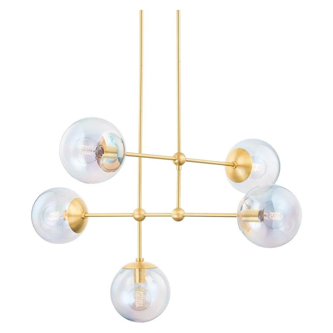 Mitzi - Ophelia Chandelier - H726805-AGB | Montreal Lighting & Hardware