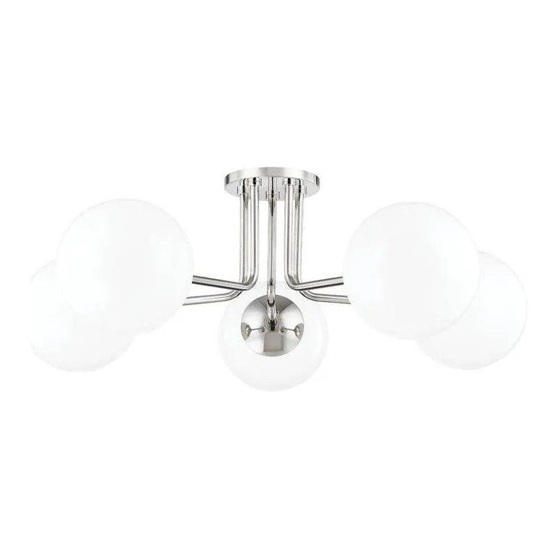 Mitzi - Stella 5-Light Semi Flush Mount - H105605-PN | Montreal Lighting & Hardware