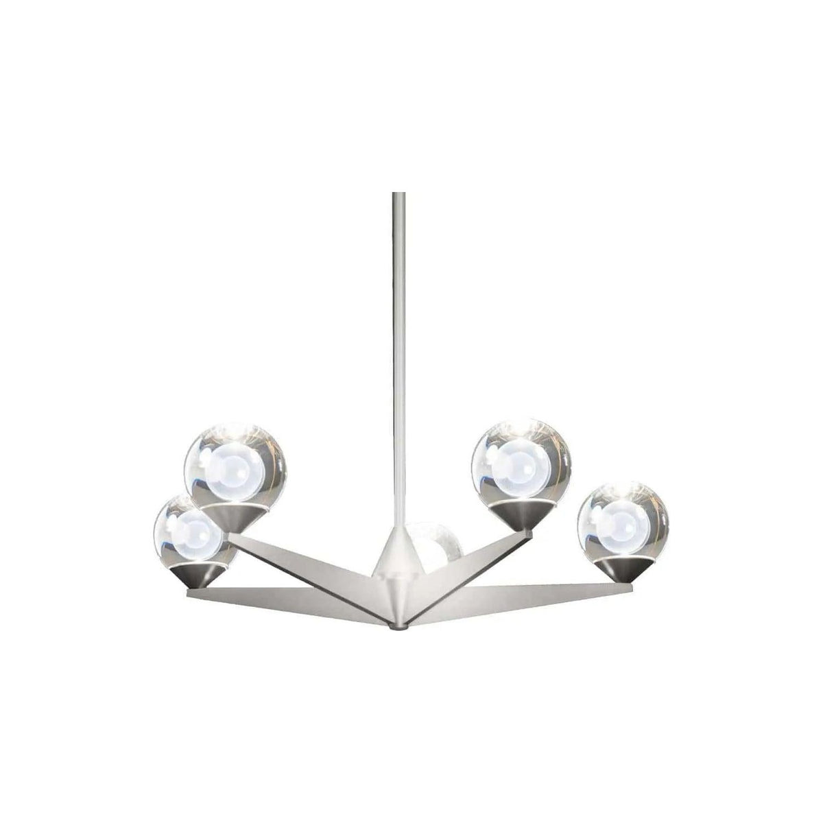 Modern Forms - Double Bubble LED Chandelier - PD-82024-SN | Montreal Lighting & Hardware