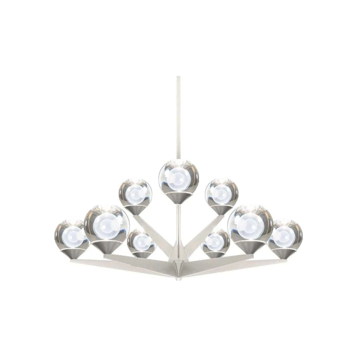 Modern Forms - Double Bubble LED Chandelier - PD-82027-SN | Montreal Lighting & Hardware