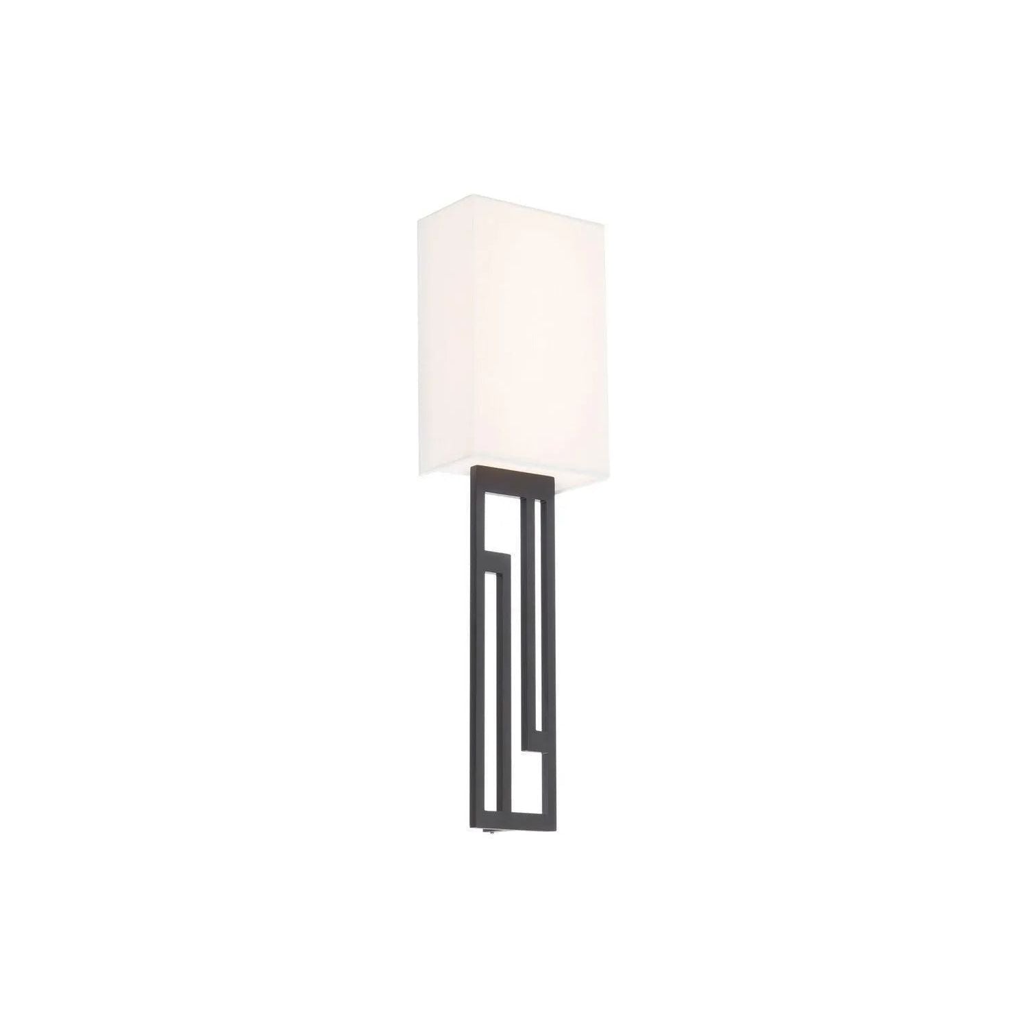 Modern Forms - Vander Tall LED Wall Sconce - WS-26222-27-BK | Montreal Lighting & Hardware