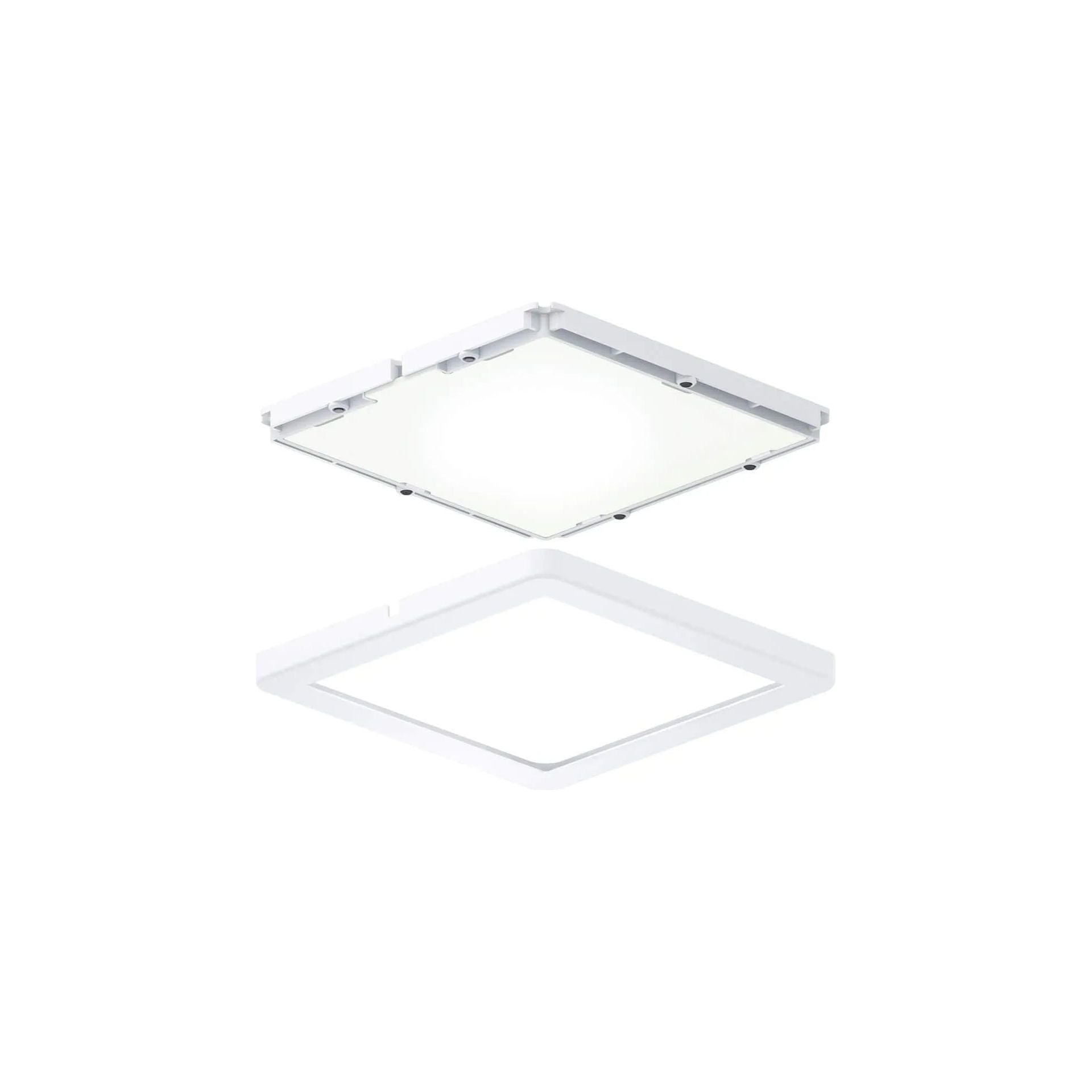 Montreal Lighting & Hardware - 4006 Series 12V Square Slim Puck by DALS Lighting - 4006SQ-4K-WH | Montreal Lighting & Hardware