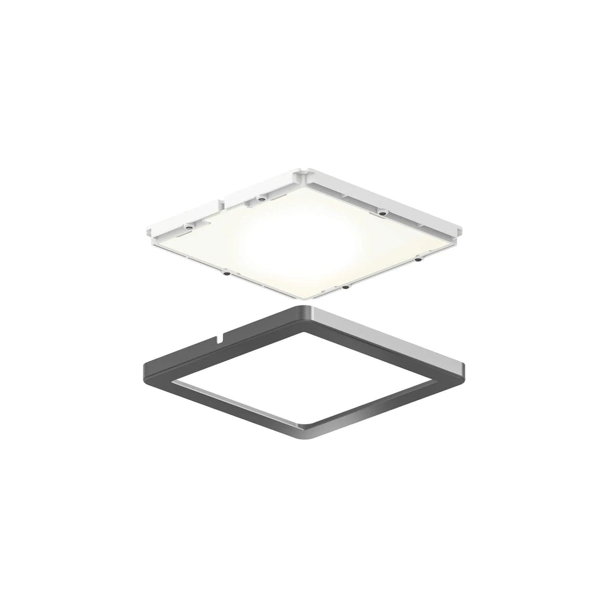 Montreal Lighting & Hardware - 4006 Series 12V Square Slim Puck by DALS Lighting - 4006SQ-SN | Montreal Lighting & Hardware