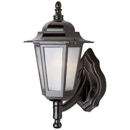 Montreal Lighting & Hardware - Alexander One Light Wall Lantern by Trans Globe Lighting | QUICK SHIP - 4055 BK | Montreal Lighting & Hardware