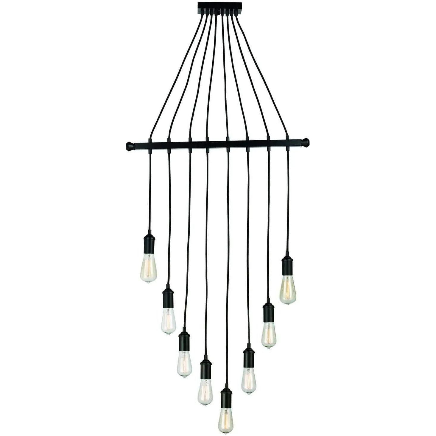 Montreal Lighting & Hardware - Hudson Eight Light Pendant by Trans Globe Lighting | QUICK SHIP - PND-1043 | Montreal Lighting & Hardware