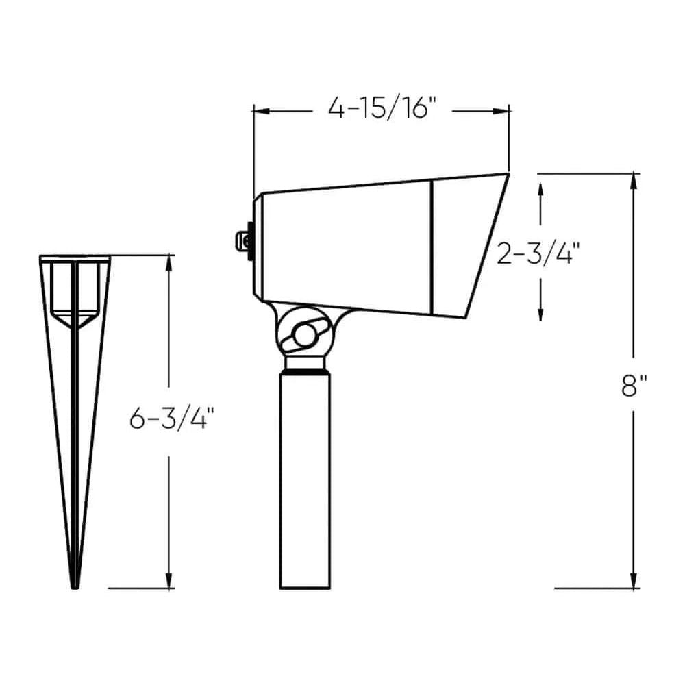 Montreal Lighting & Hardware - LSP Accent Light by DALS Lighting - LSP3-CC-BK | Montreal Lighting & Hardware