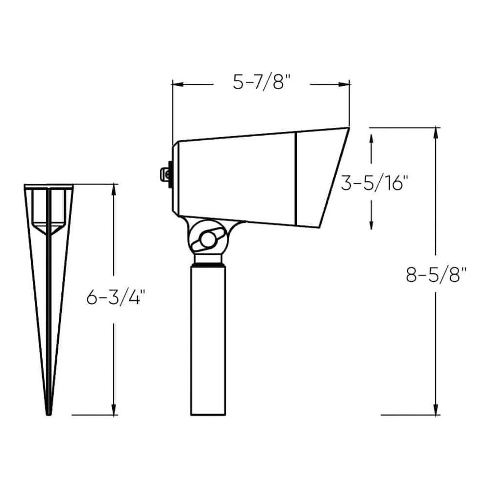 Montreal Lighting & Hardware - LSP Accent Light by DALS Lighting - LSP3-CC-BK | Montreal Lighting & Hardware