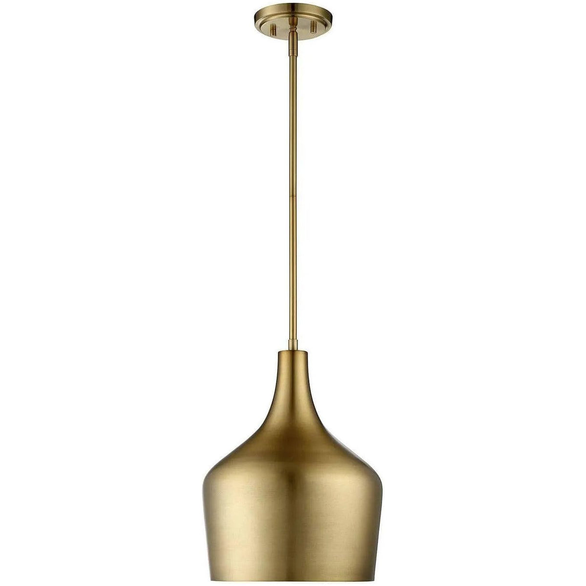 Montreal Lighting & Hardware - Meridian One Light Pendant by Meridian Lite Trends | QUICK SHIP - M70020NB-OS | Montreal Lighting & Hardware