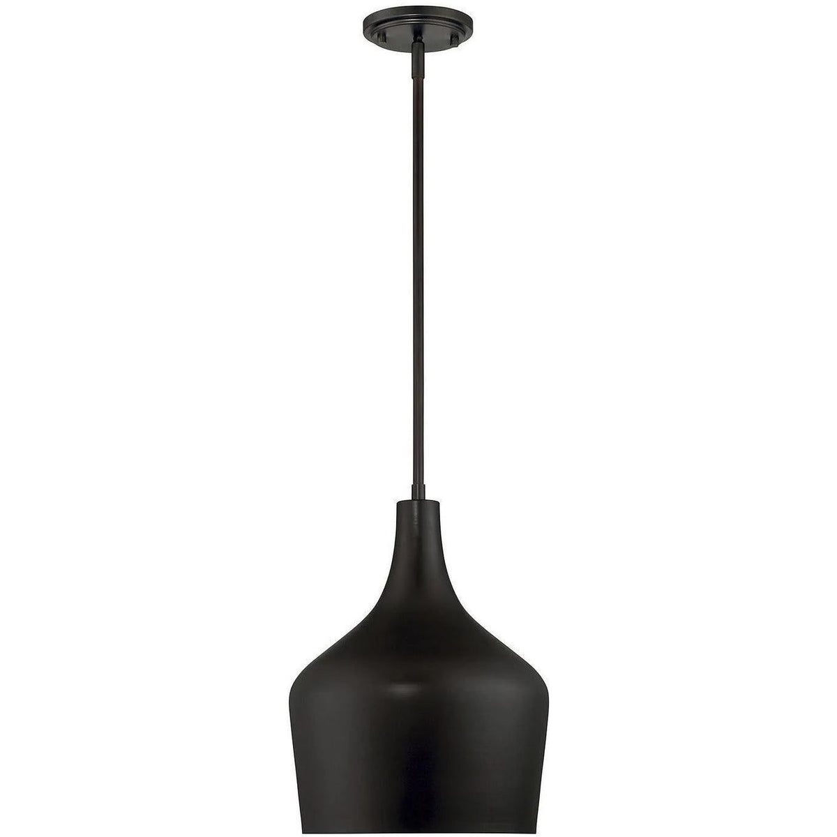 Montreal Lighting & Hardware - Meridian One Light Pendant by Meridian Lite Trends | QUICK SHIP - M70020ORB-OS | Montreal Lighting & Hardware