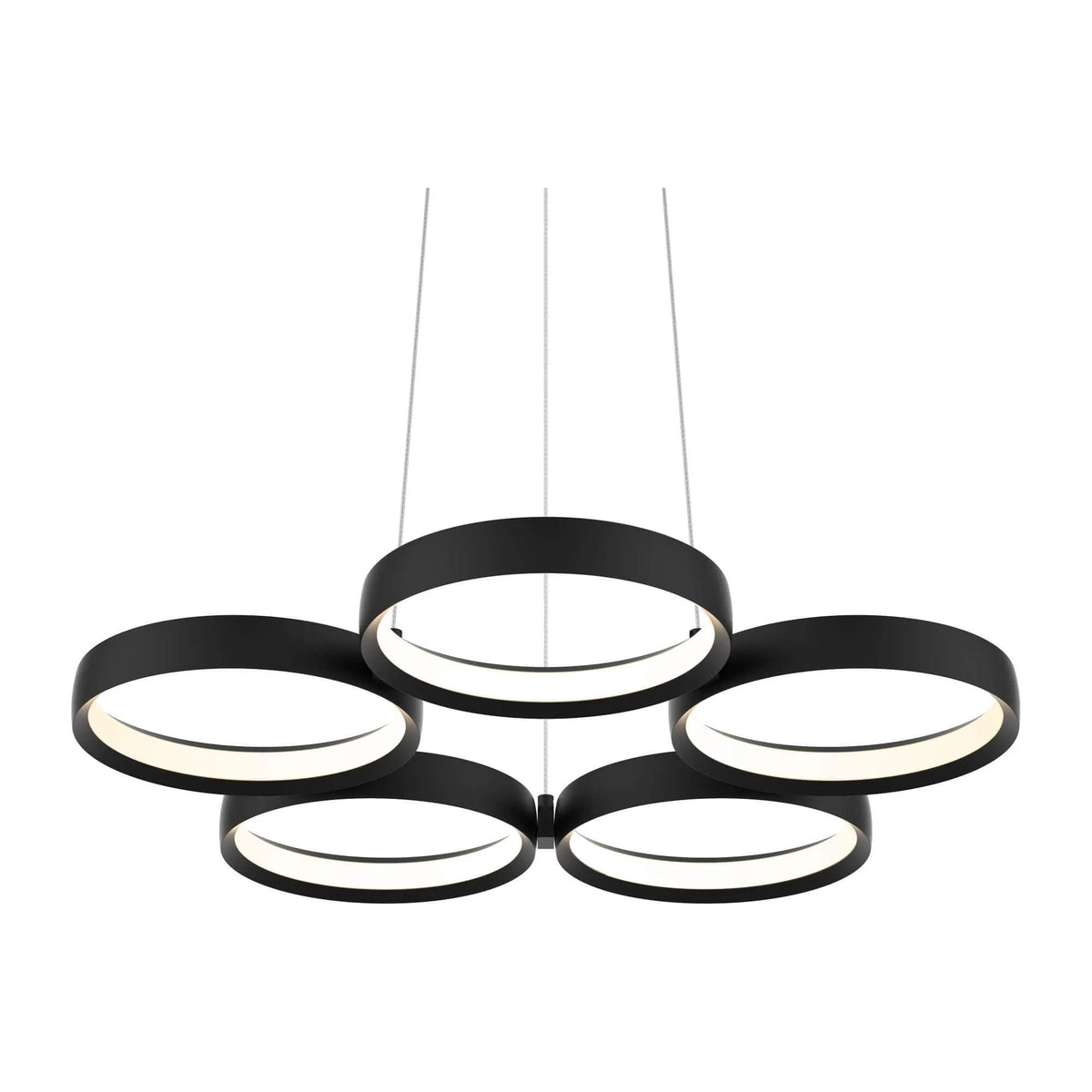 Montreal Lighting & Hardware - PDR5 LED Pendant Light by DALS Lighting - PDR5-3K-BK | Montreal Lighting & Hardware