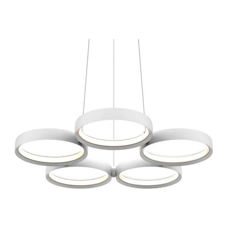 Montreal Lighting & Hardware - PDR5 LED Pendant Light by DALS Lighting - PDR5-3K-WH | Montreal Lighting & Hardware