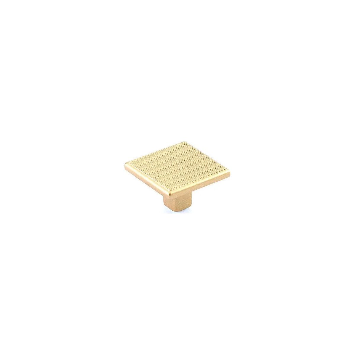 Montreal Lighting & Hardware - Quadrato Square Knob - 20015-SSB | Montreal Lighting & Hardware