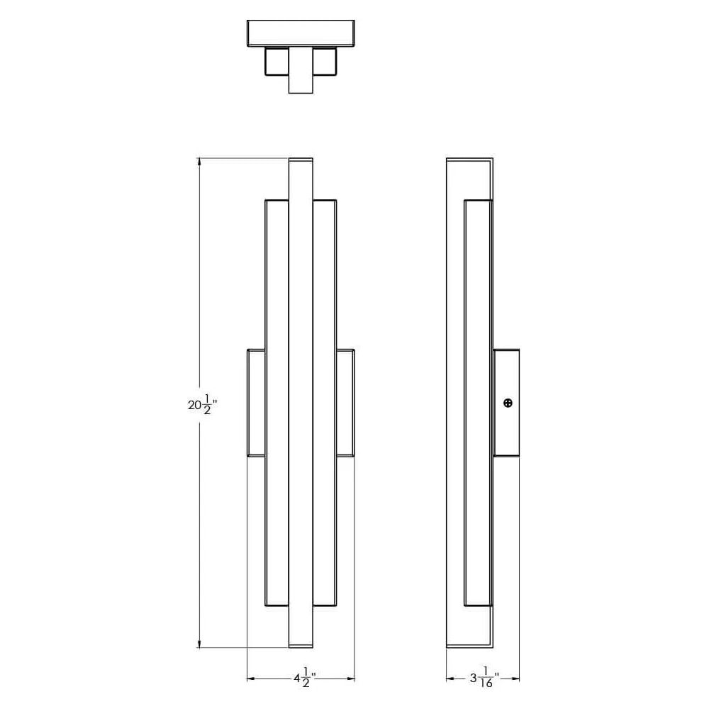 Montreal Lighting & Hardware - SM-LWS Smart LED Linear Wall Light by DALS Lighting - SM-LWS19 | Montreal Lighting & Hardware