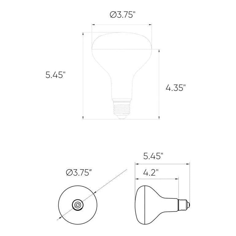 Montreal Lighting & Hardware - Smart BR30 RGB+CCT Light Bulb by DALS Lighting - SM-BLBBR30 | Montreal Lighting & Hardware