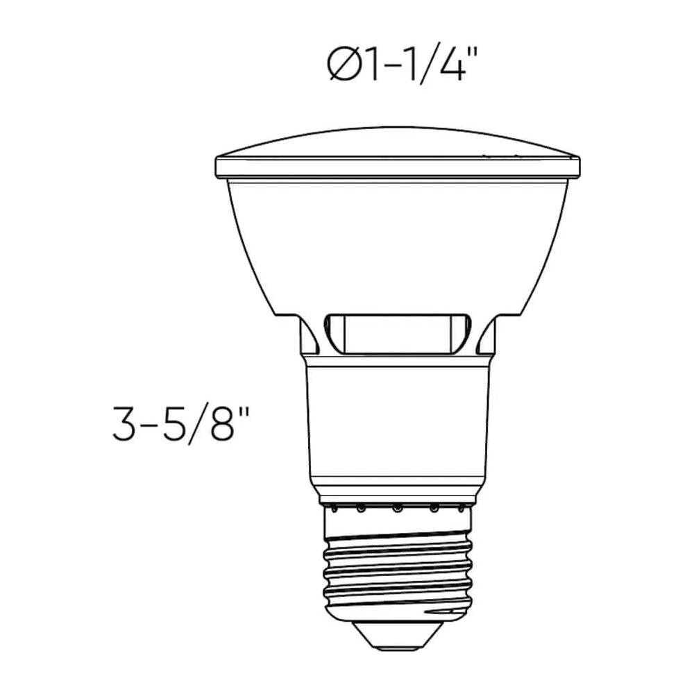 Montreal Lighting & Hardware - Smart PAR20 RGB+CCT Light Bulb by DALS Lighting - SM-BLBPAR20 | Montreal Lighting & Hardware