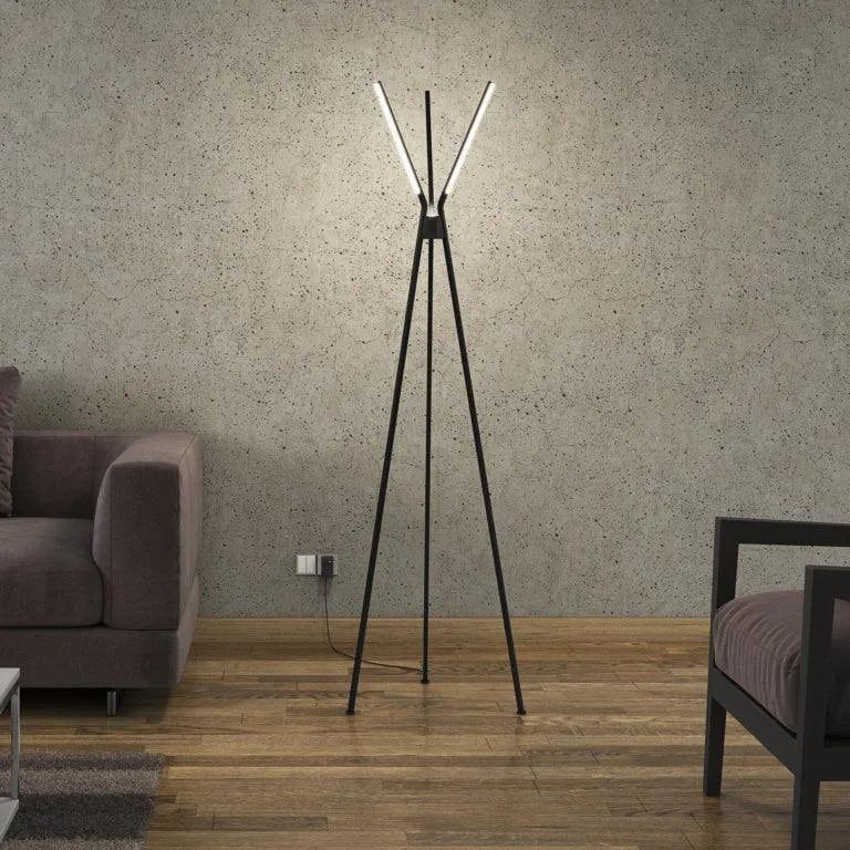 Montreal Lighting & Hardware - STRFL LED Star Floor Lamp by DALS Lighting - STRFL-3K-BK | Montreal Lighting & Hardware